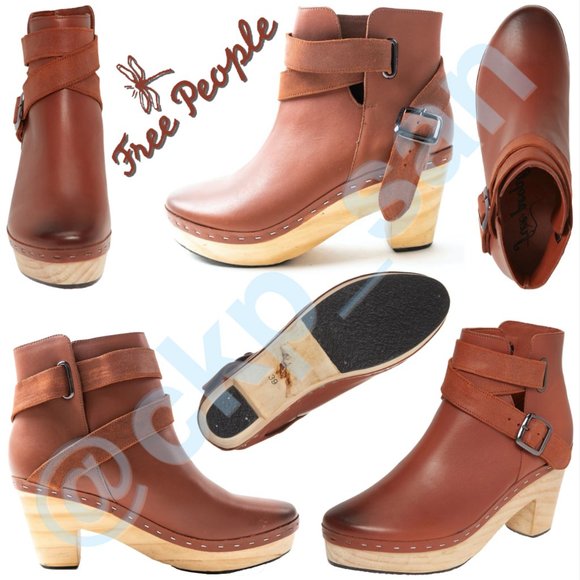 Free People Bungalow Clog Boots Sz EU 38 - Picture 2 of 16